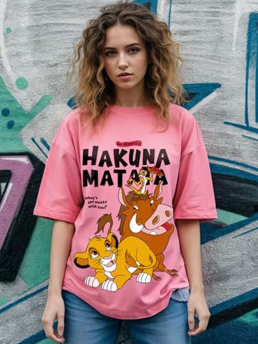 Bewakoof Disney Hakuna Matata Women's Graphic Printed T-Shirt - Image 2