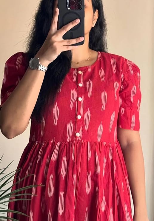 GarbGlide Women Printed Rayon Anarkali Kurta - Image 2