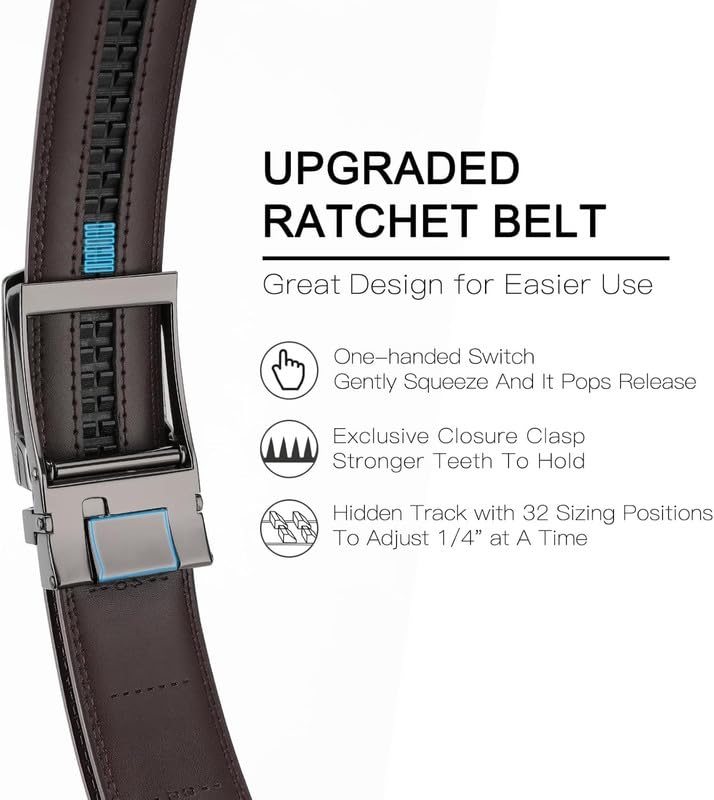 Contacts Leather Belt for Men - Image 5