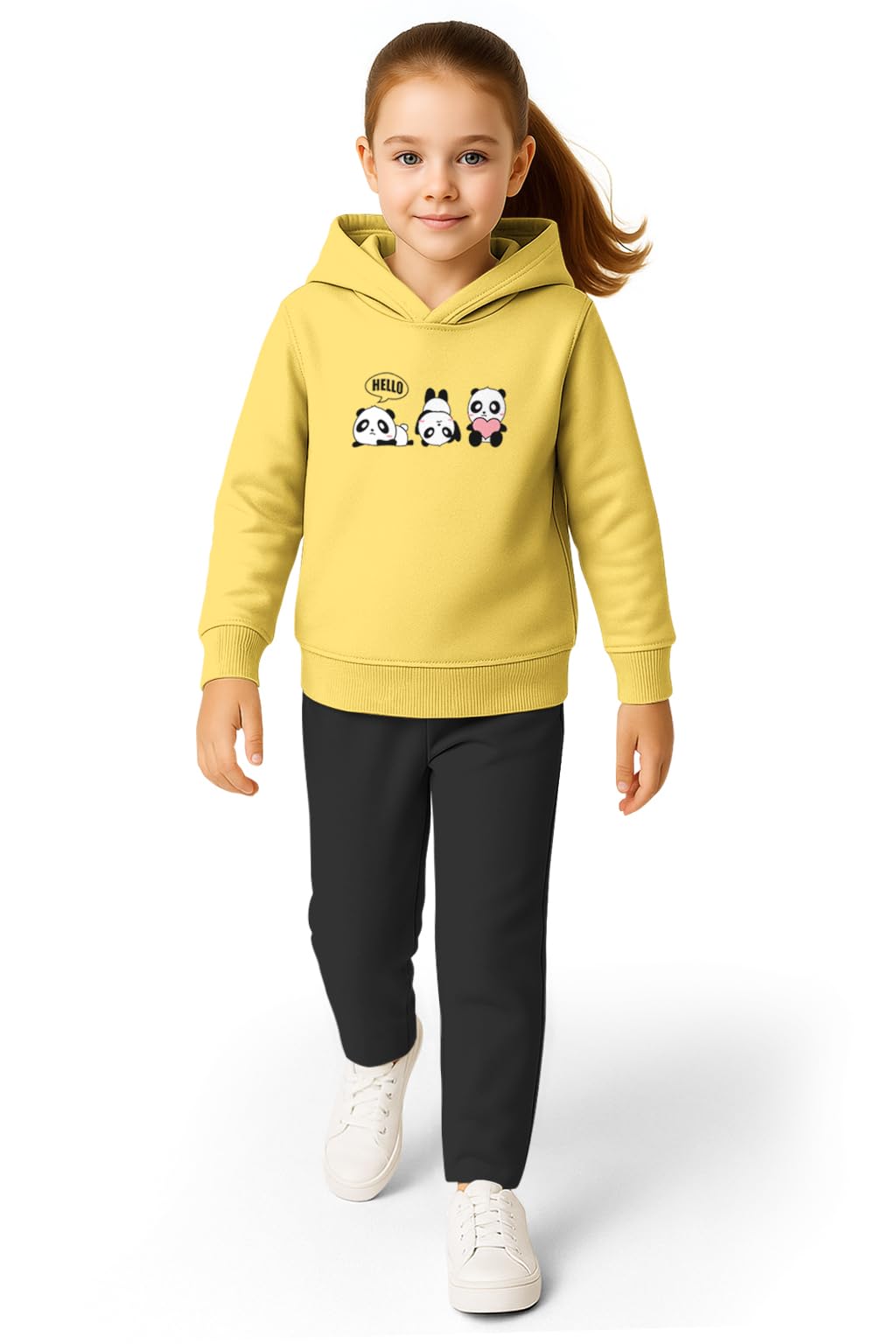 HELLCAT Co-ords Clothing Set for Girls - Yellow