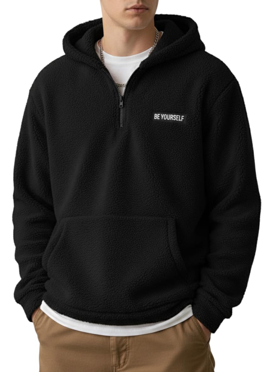 JVX Unisex Wool Blend Sweatshirt - Black