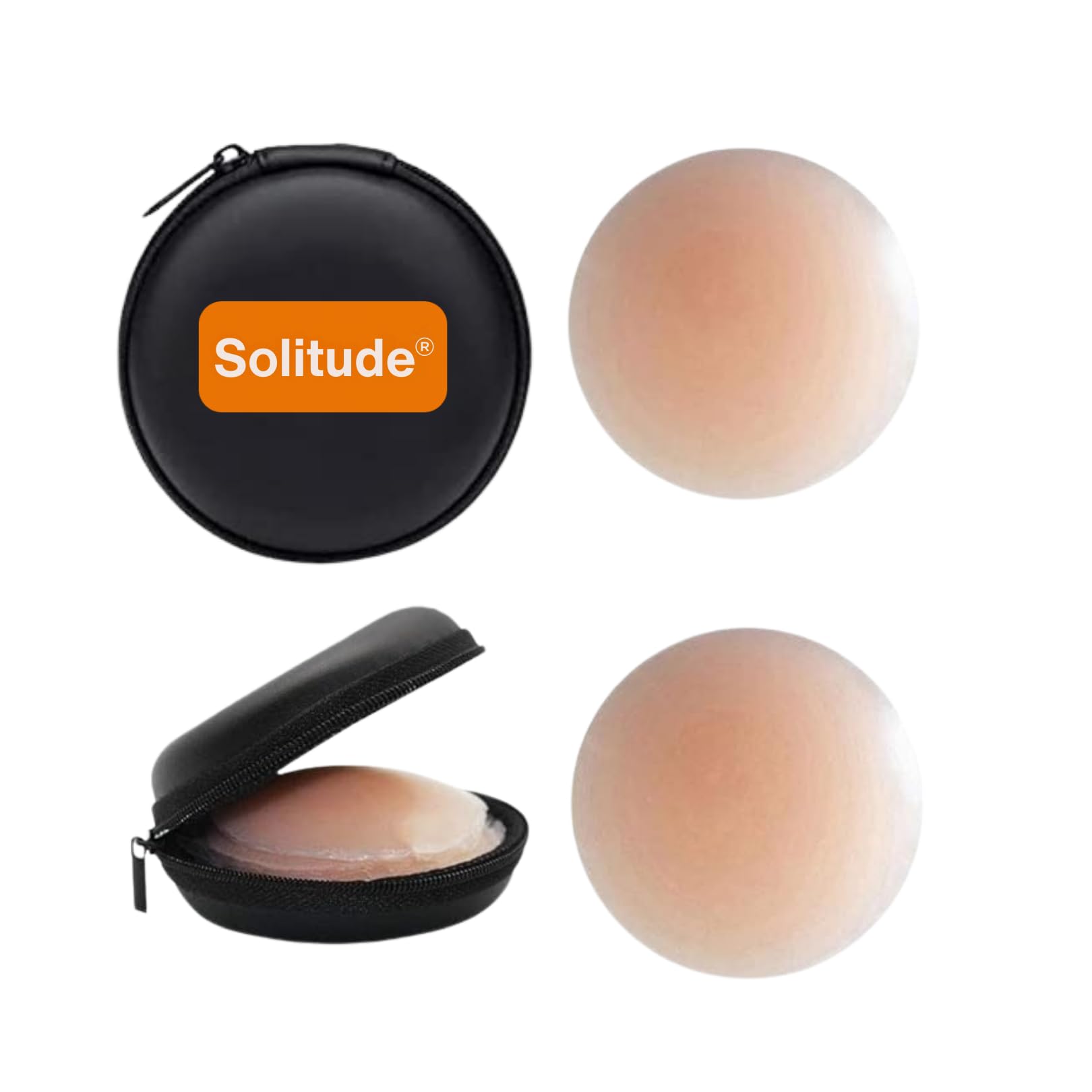 Solitude Reusable Nipple Covers for Women - Skin Color