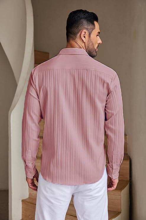 CB-COLEBROOK Men's Casual Button Down Shirt - Image 5