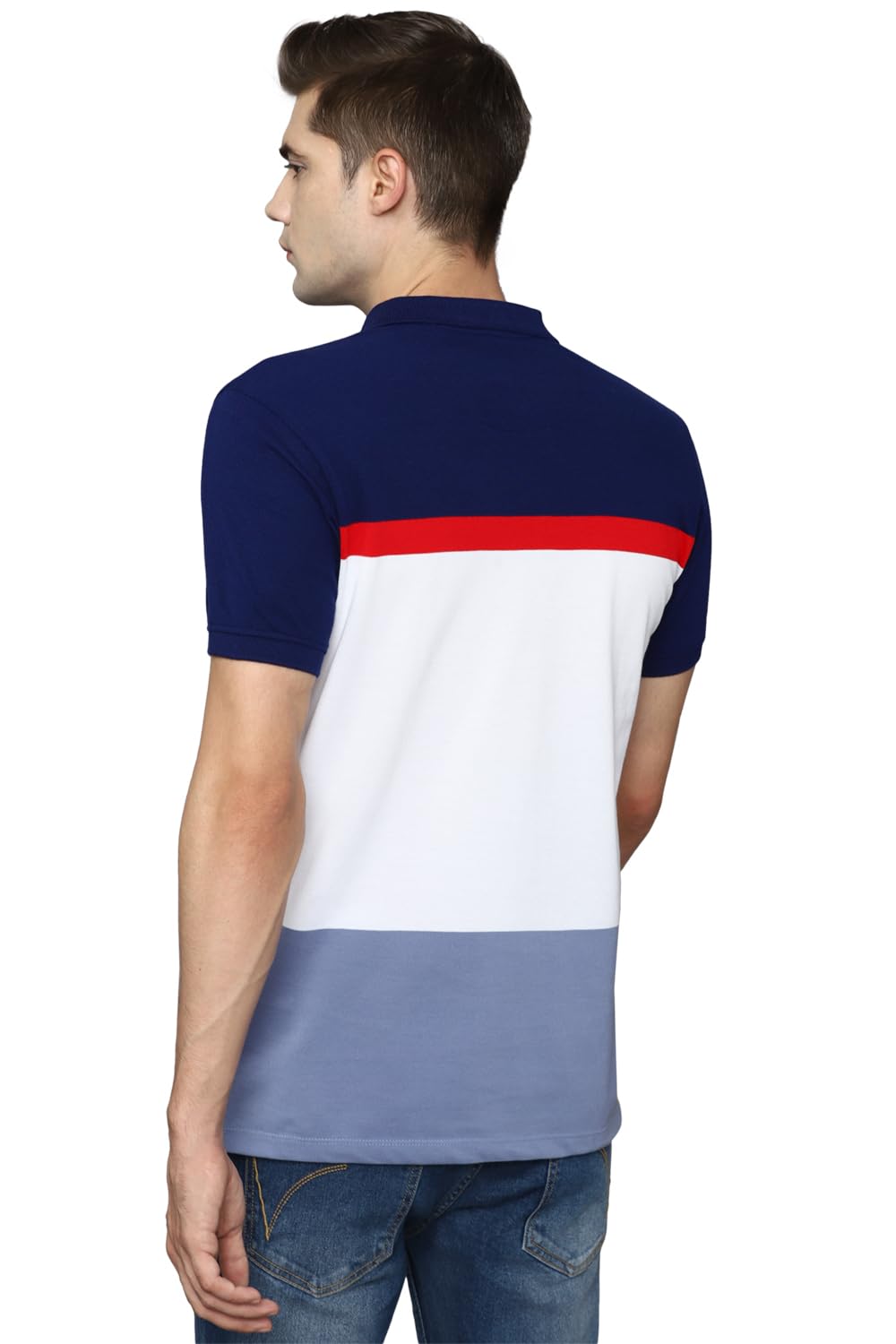 Allen Solly Men Cotton T Shirt - Navy - Image 3