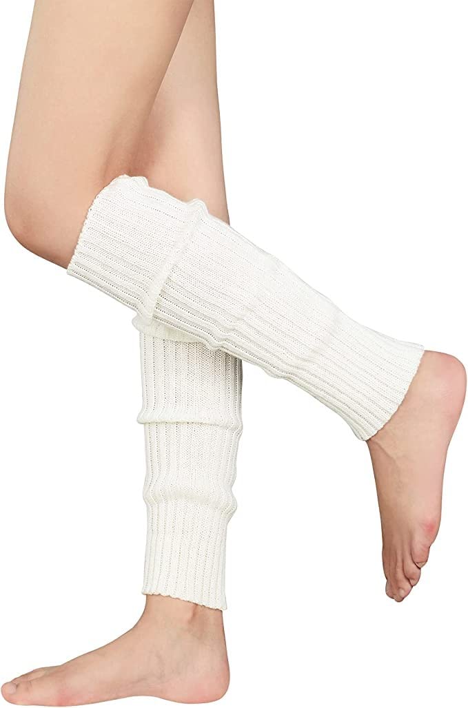 HEAVY DRIVER White Leg Warmers for Women - Image 5