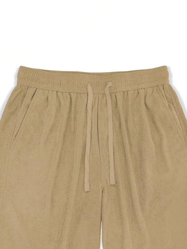 SMOWKLY Men's Cotton Rib Sweatpants - Image 4