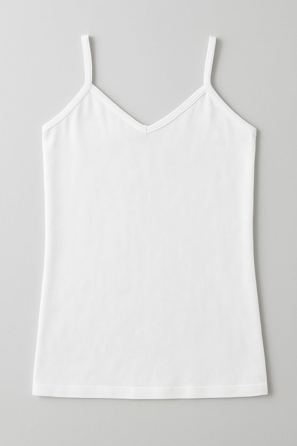 Prime Knits Cotton Girls Camisole - White - Image 2