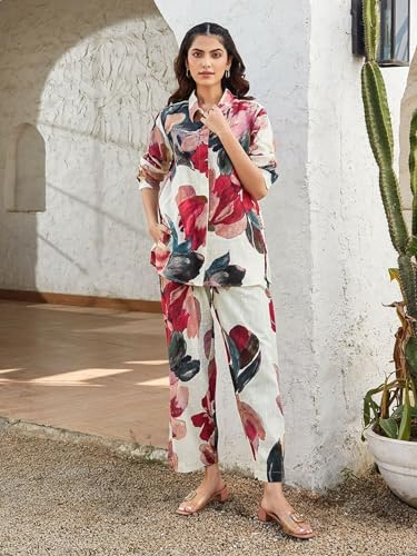 Asmeriyo Women Co-Ord Set - Pink - Image 2