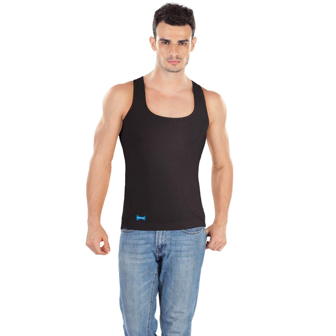 dermawear Men Shapewear Vest - Black