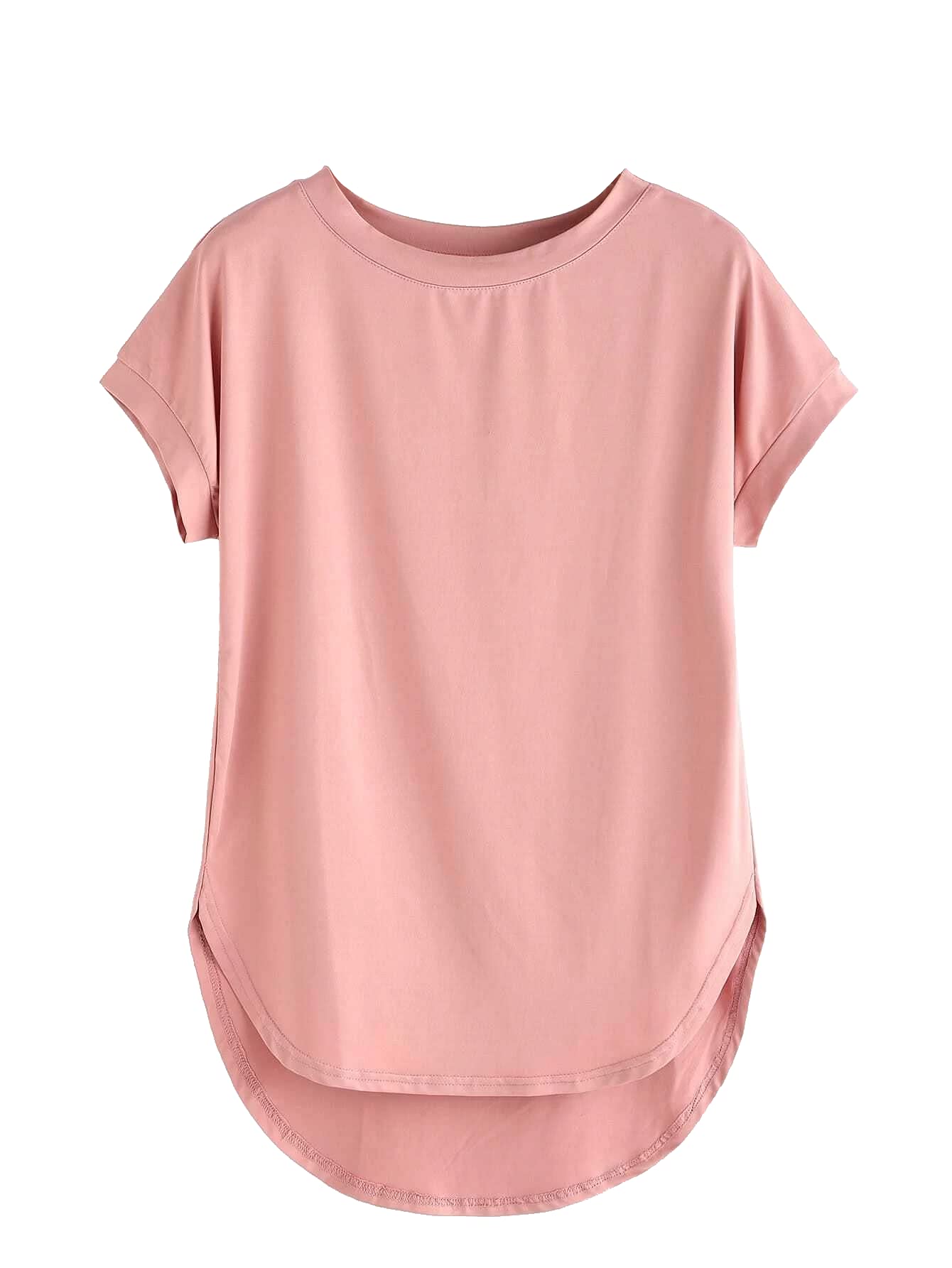 Fabricorn Cotton T-Shirt for Women - Dusty Rose & Airforce Blue - Image 2