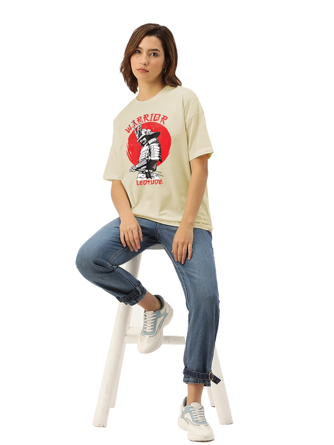LEOTUDE Womens Oversized T-Shirt - Image 4