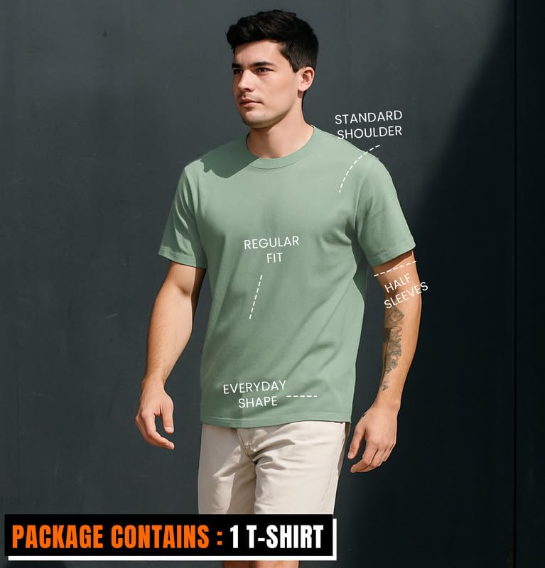 Sleepynuts Men's Casual T-Shirt - Sage Green - Image 4
