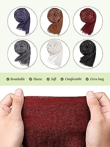 ICW Women's UV Protection Cotton Hemp Scarf - Image 4