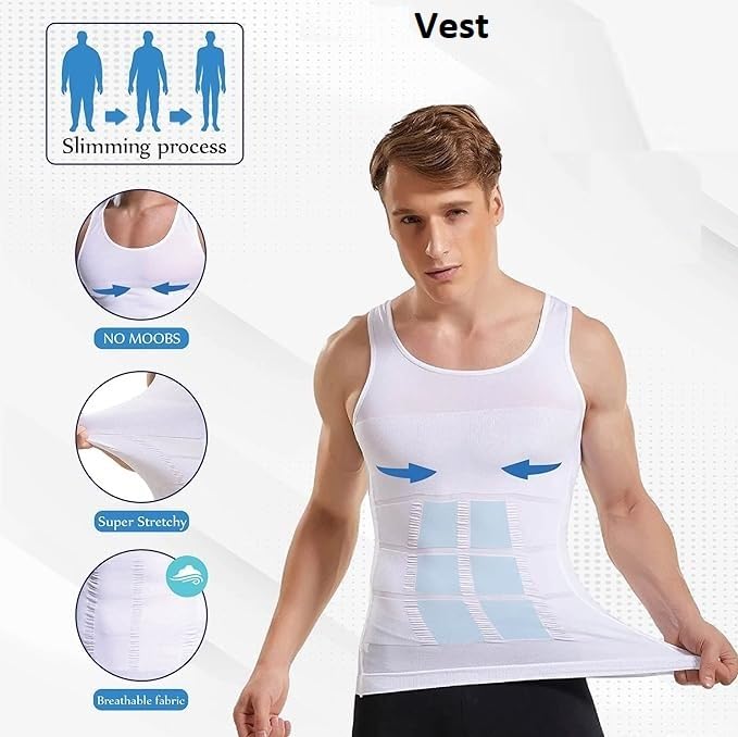 SlimFit Men's Compression Vest - Image 2