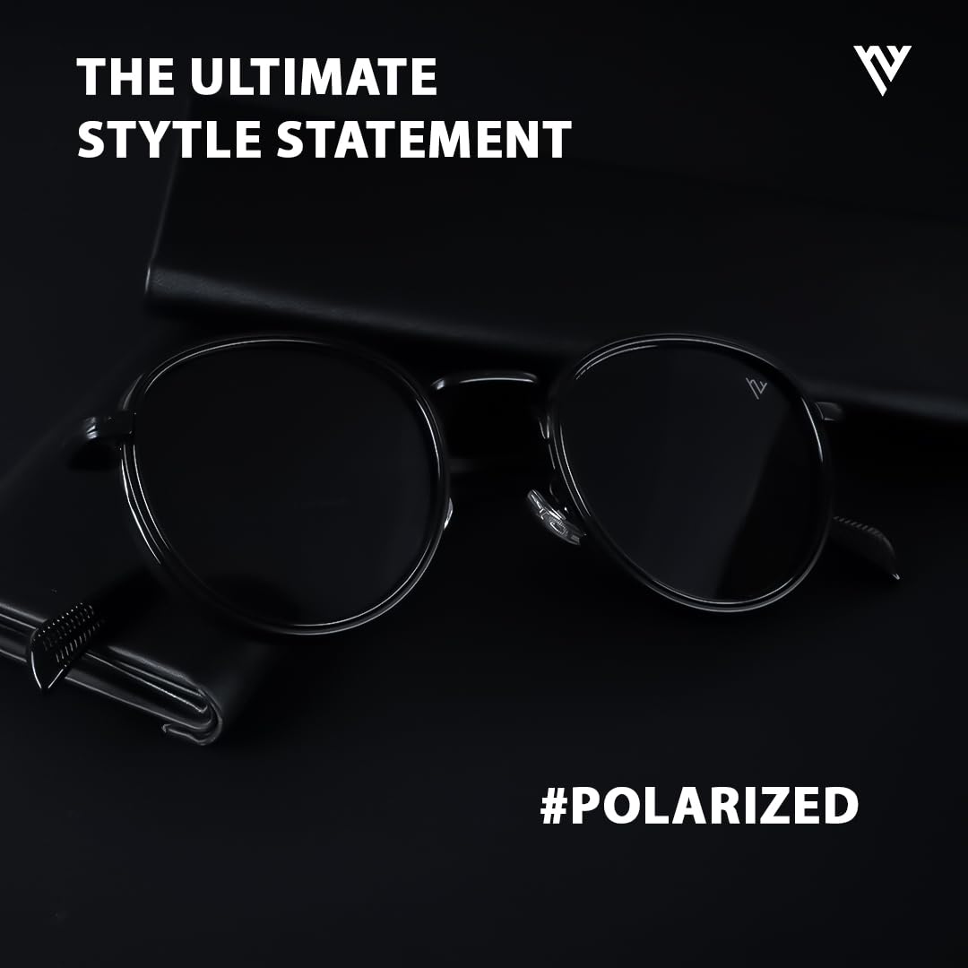 Voyage Polarized Sunglasses for Men & Women - Black - Image 4