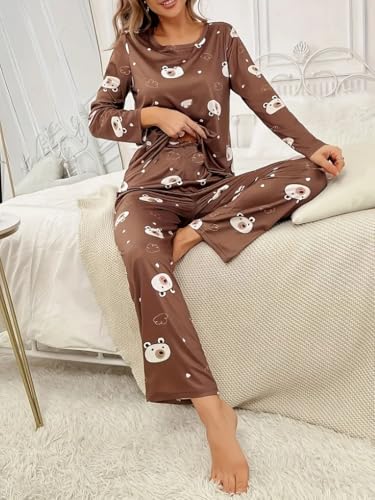 LOUIS LUXE Women's Brown Night Suit - Image 4