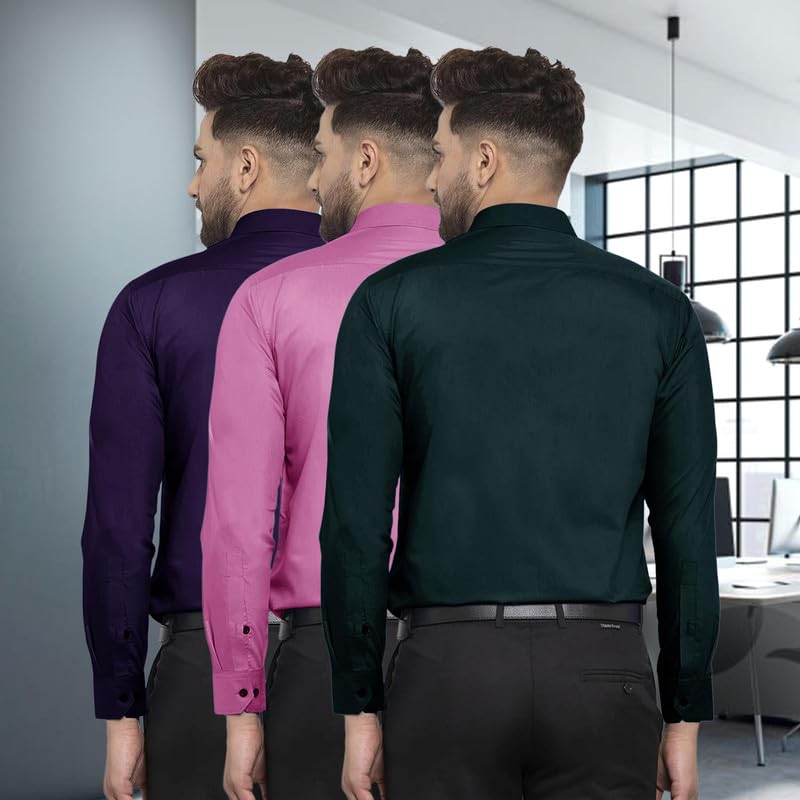 Pinkmint Men's Combo Shirt Cotton Formal Wear - Image 2