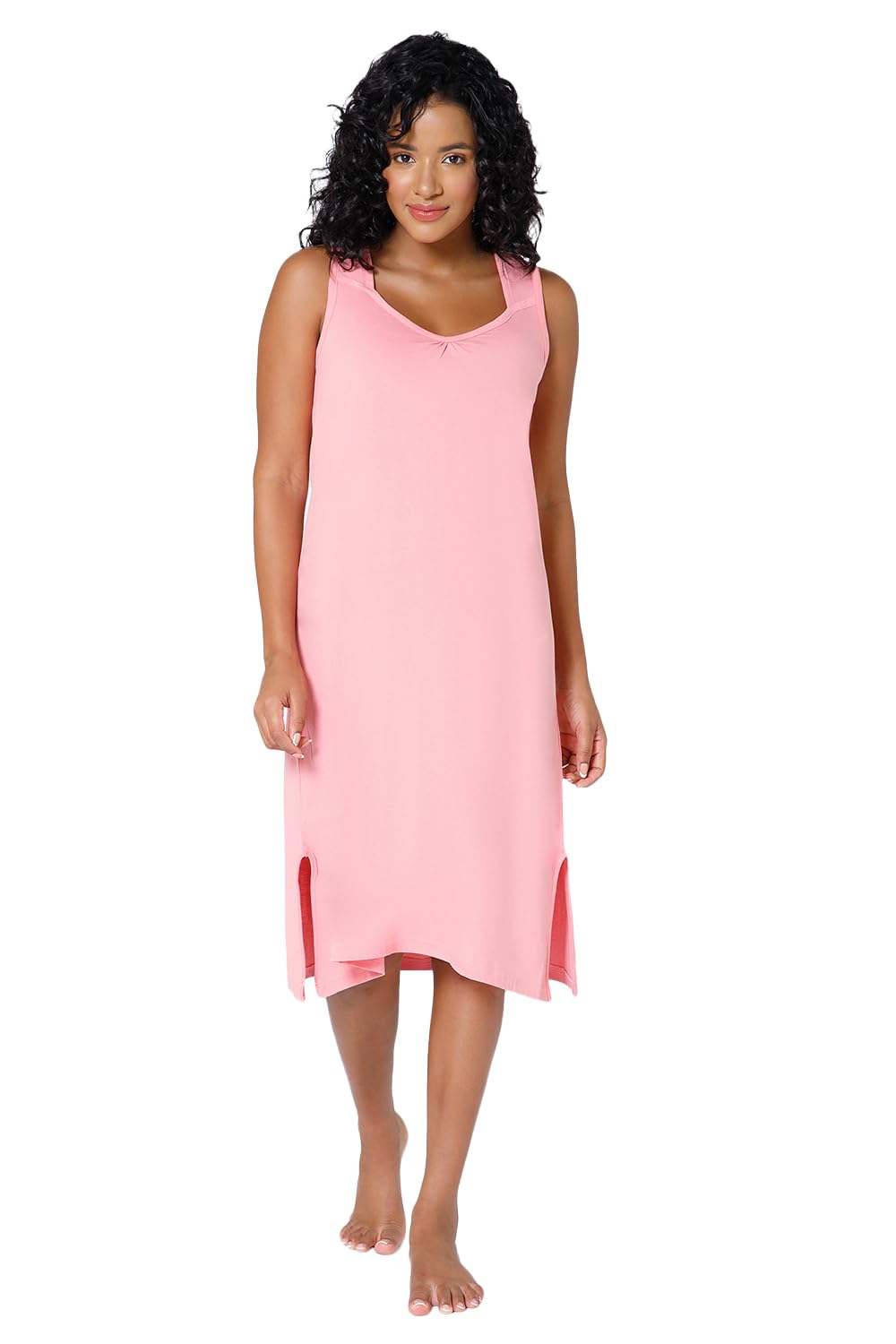 INTIMACY Knee-Length Cotton Slip for Women