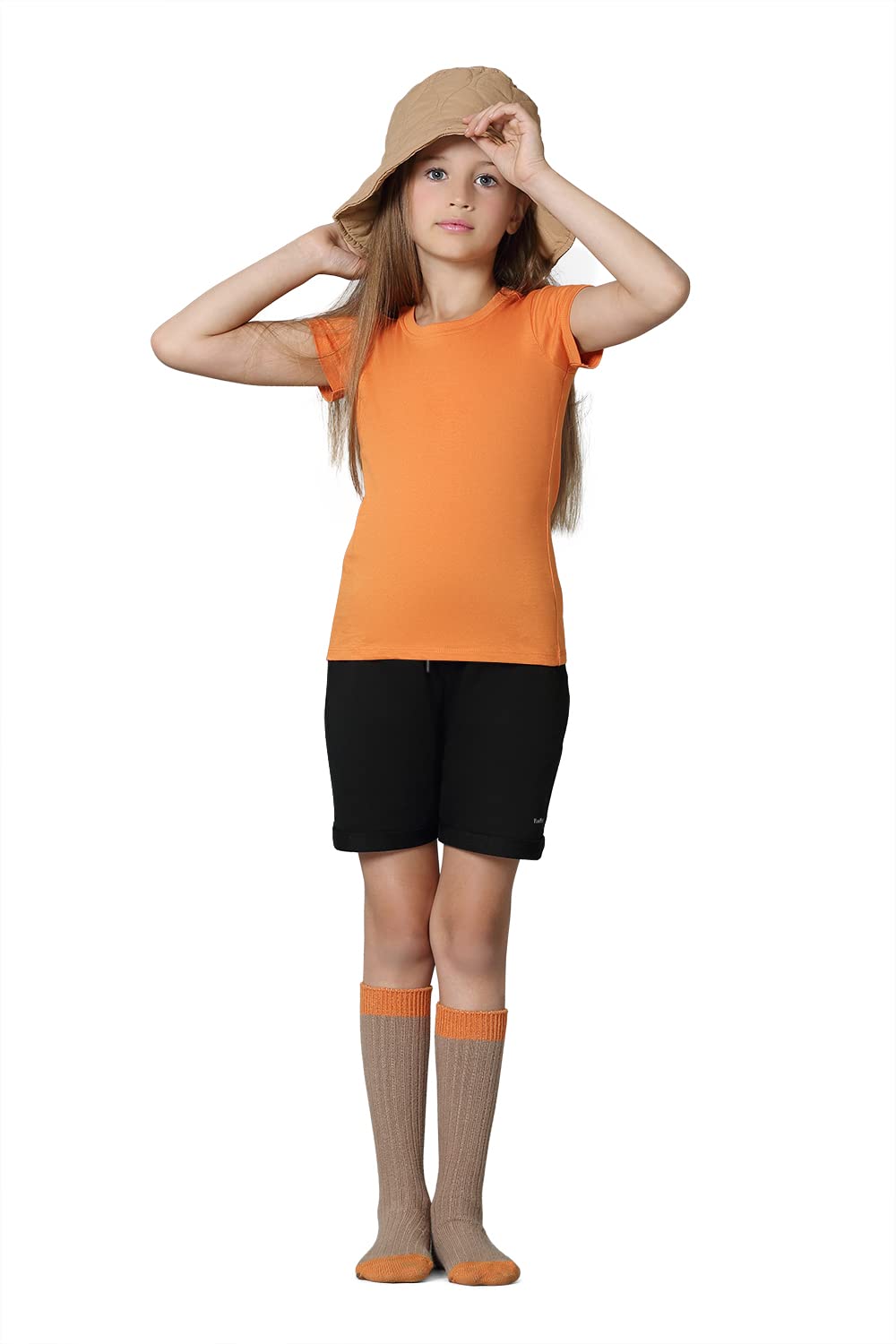 Van Heusen Girls Ultra Soft T-Shirt - Apricot Buff Yellow