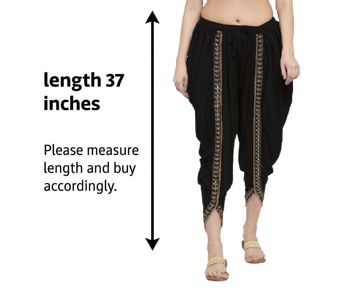 ANEHSA Rayon Dhoti Harem Pants Women Ethnic - Image 2