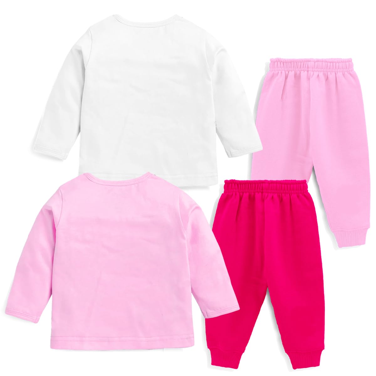 Kuchipoo Girls Cotton Blend Printed Pajama Set - Image 2