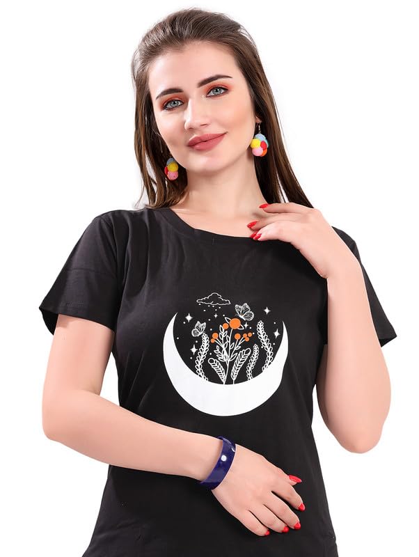 Slumberbe Printed Knee Length Night Dress for Women - Image 3