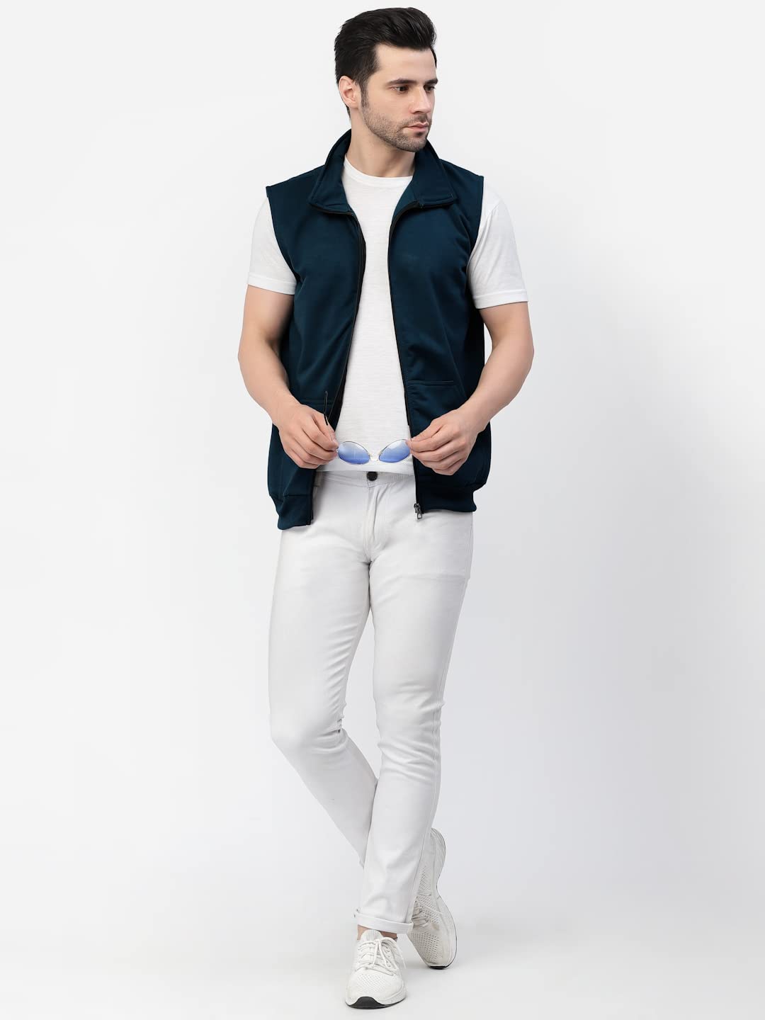 KZALCON Men's Sleeveless Jacket - Sea Green - Image 2