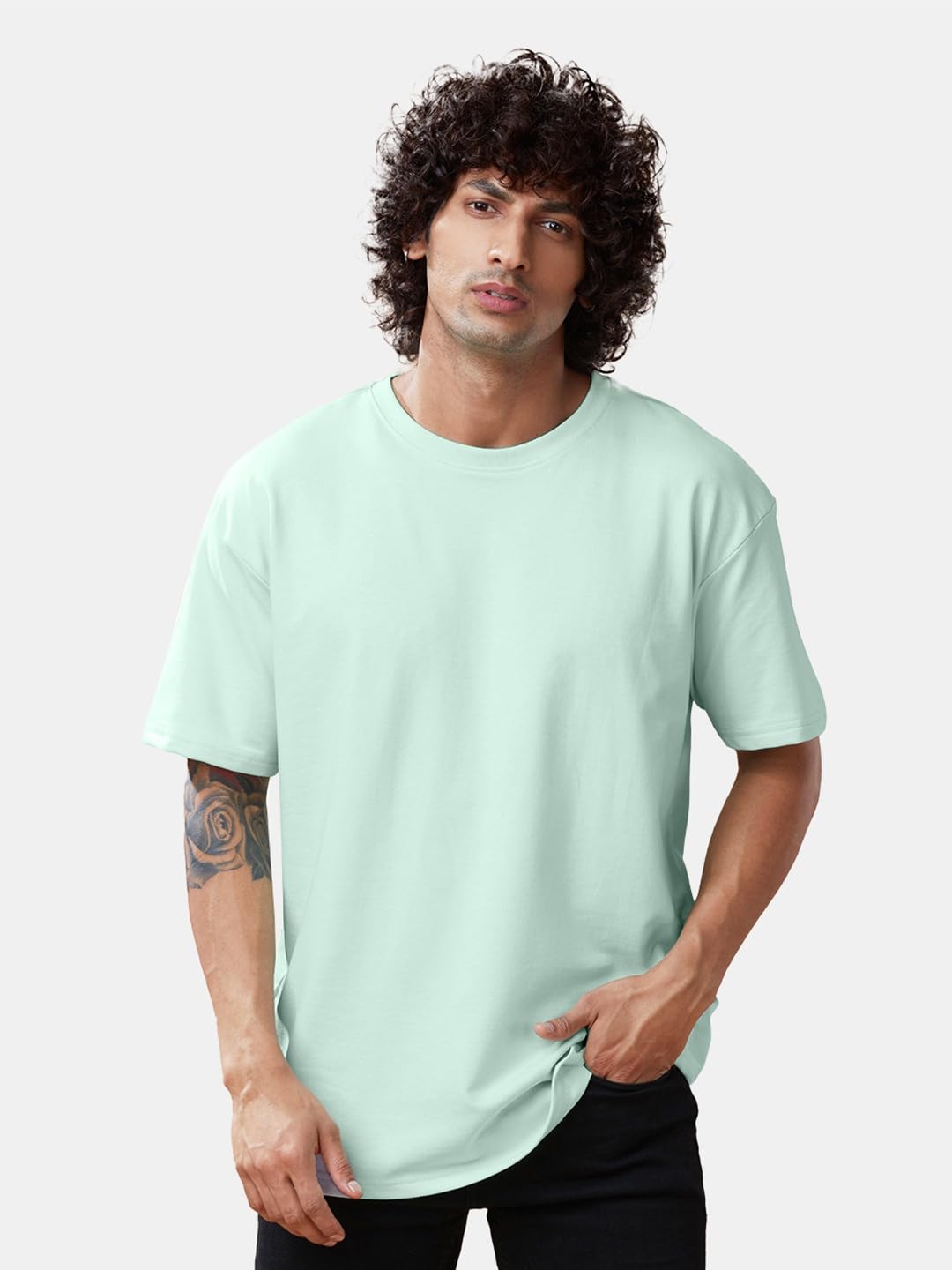 crazymonk T-Shirt for Men - Solid Cotton - Image 2