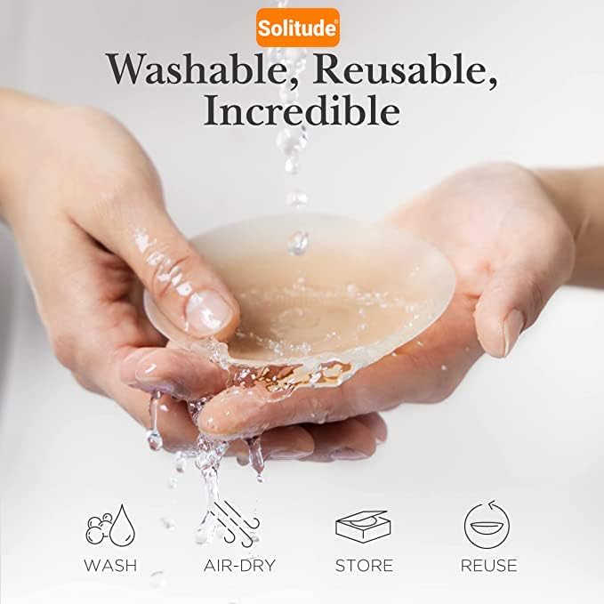 Solitude Reusable Nipple Covers - Skin Tone - Image 5