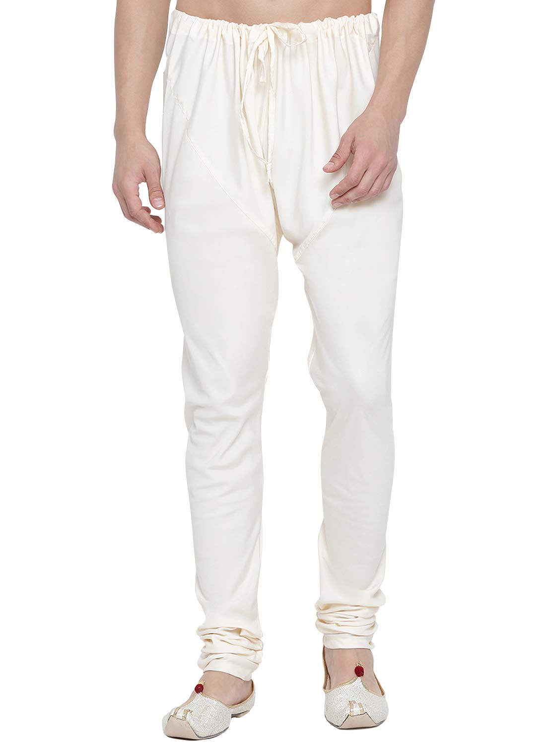VASTRAMAY Mens Cotton Blend Pyjama - Cream