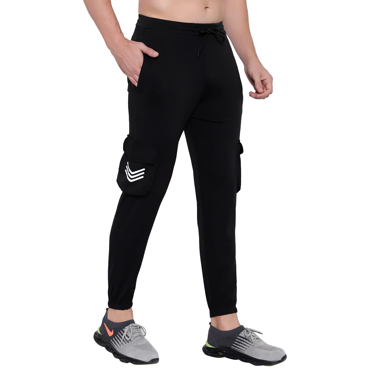 BLUE STAR SHARK Men's Stretchable Cargo Joggers - Image 3