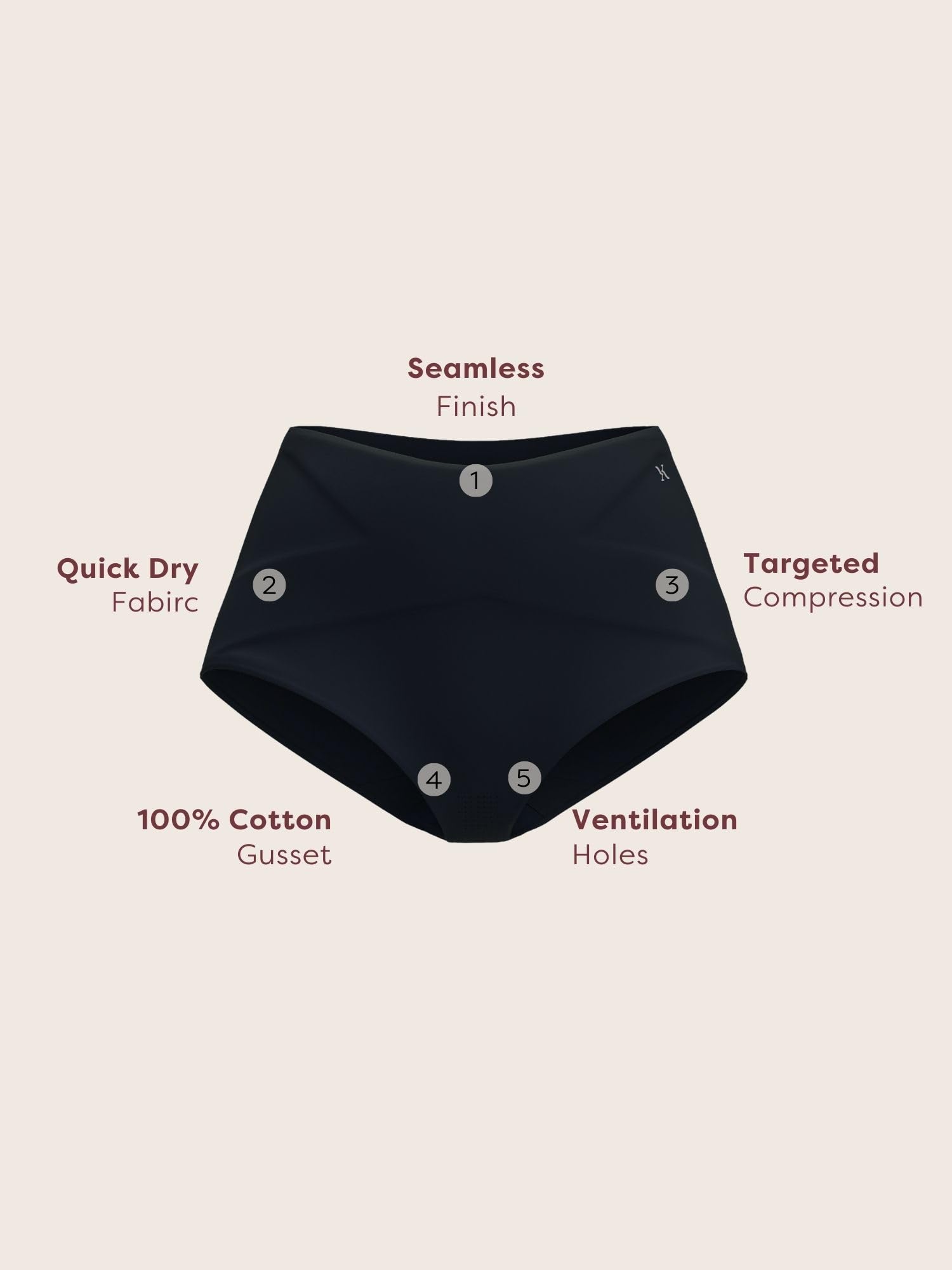 Krvvy Seamless Shapewear for Women - Charcoal - Image 4