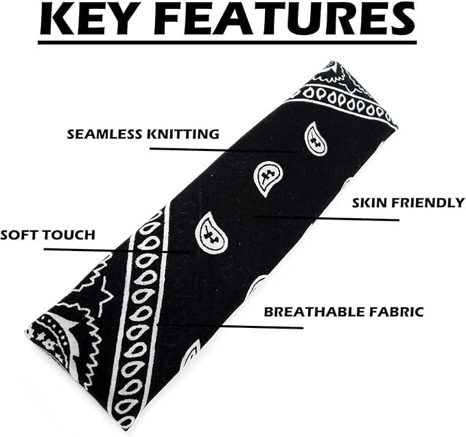 Aenon Cotton Paisley Bandana Handkerchief - Image 4