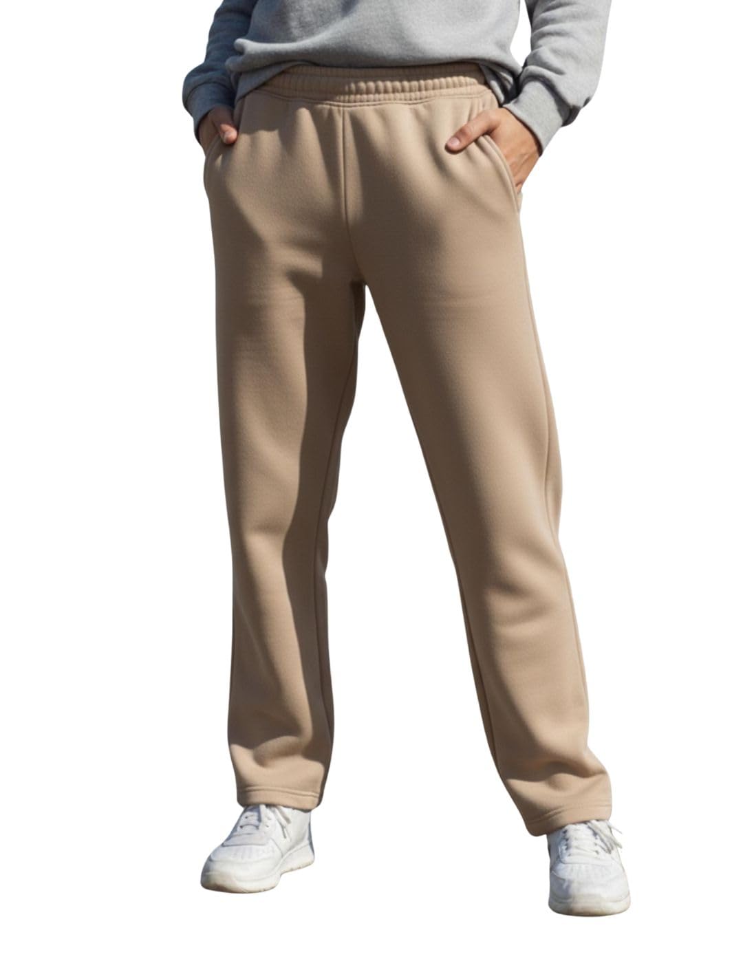 Mack Jonney Women's Solid Fleece Track Pants