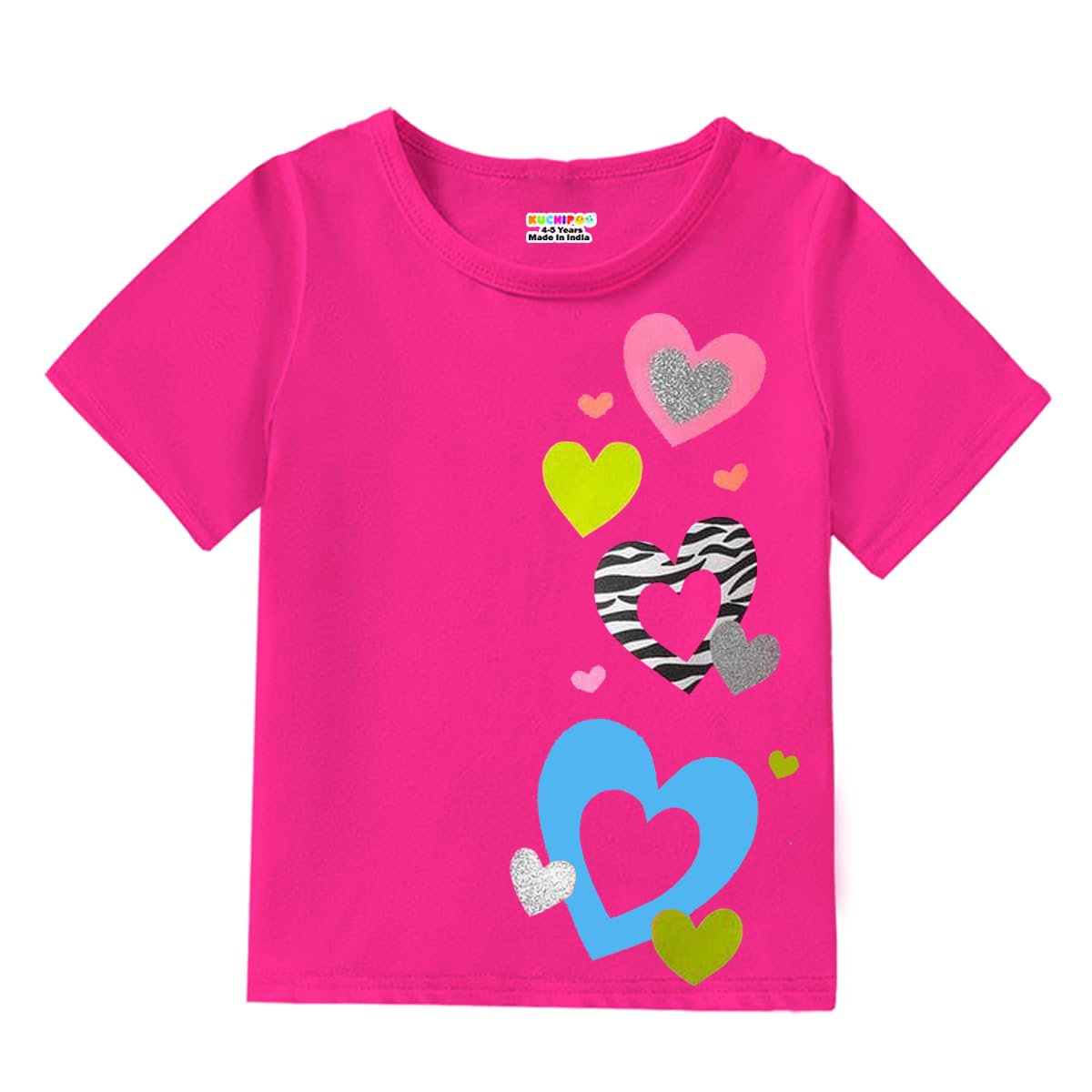 Kuchipoo Girls Cotton T-Shirts - Multi-Colored - Image 5