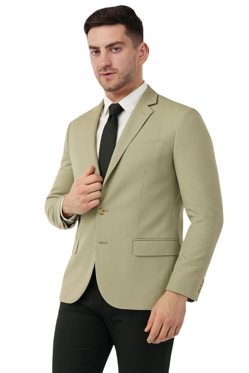 SaintX Men's Formal Blazer - Desert Khaki
