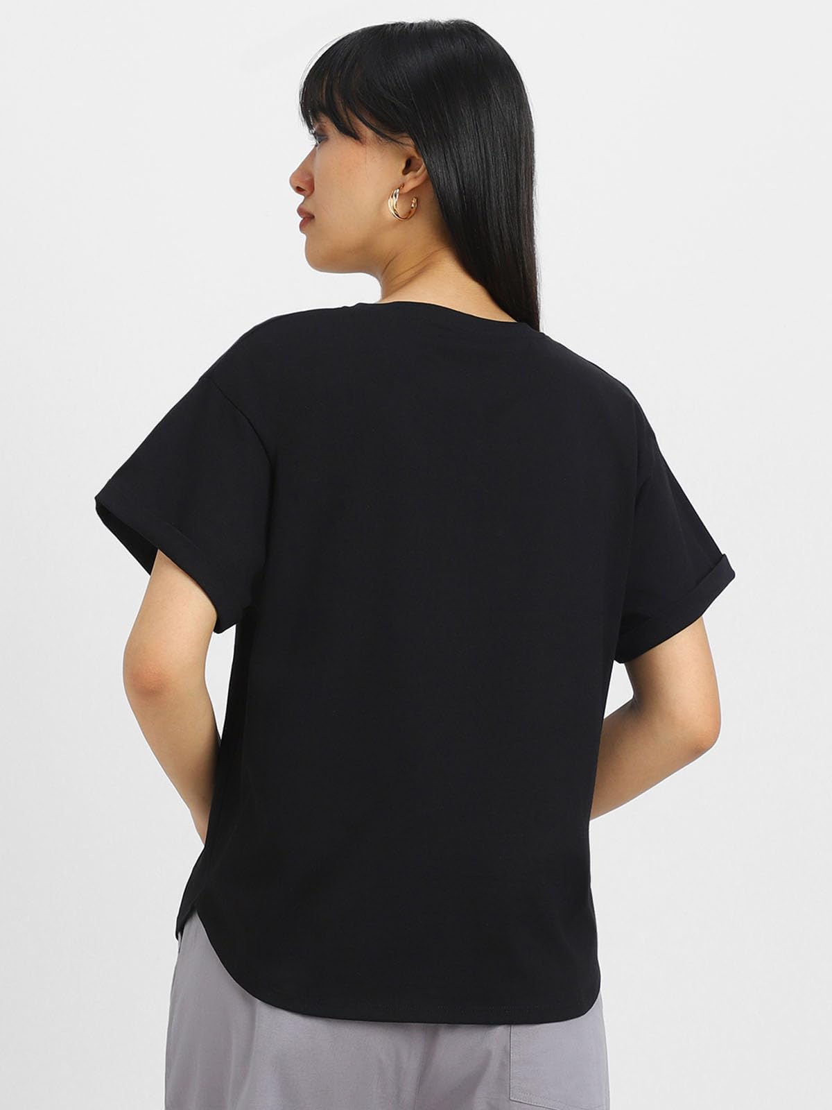 Cotton Boyfriend Tees for Women - Image 4