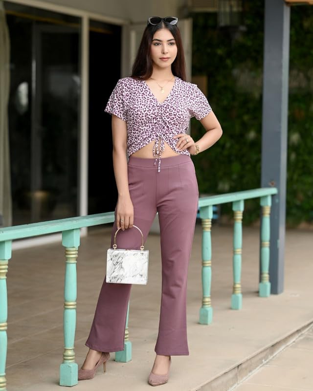 Mlada Bootcut Flare Pants for Women - Image 2