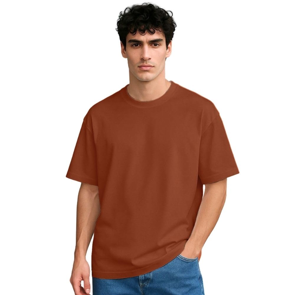 NOBERO T-Shirt for Men - Rust Orange