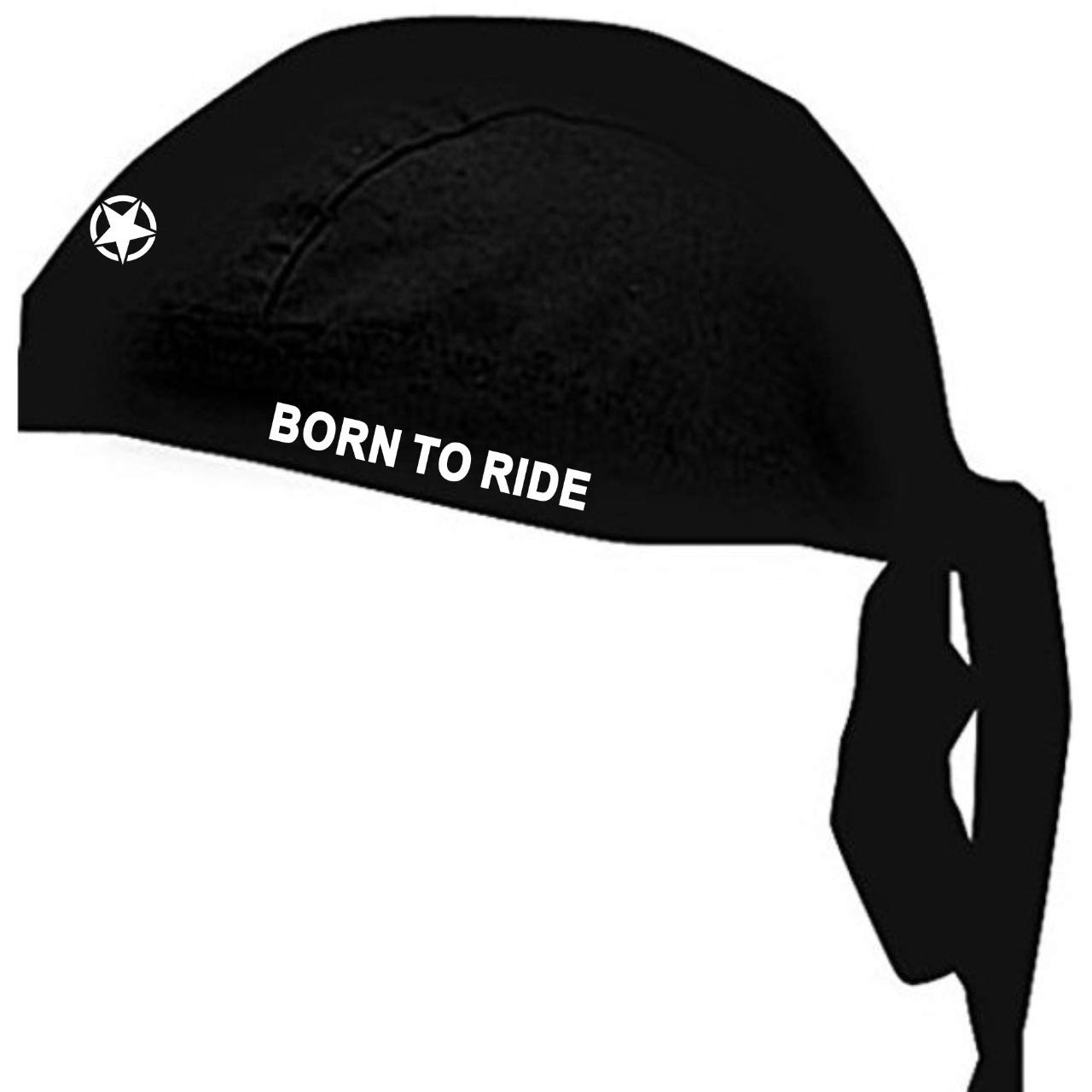 JUST RIDER Sweat-Wicking Helmet Liner Beanie for Men & Women - Black