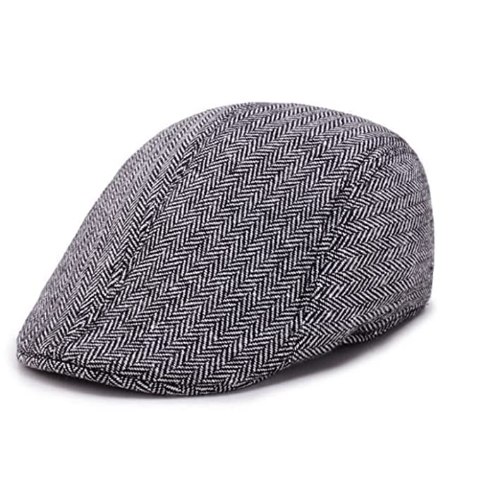 RR DESIGN Cotton Tweed Hats for Men - Grey