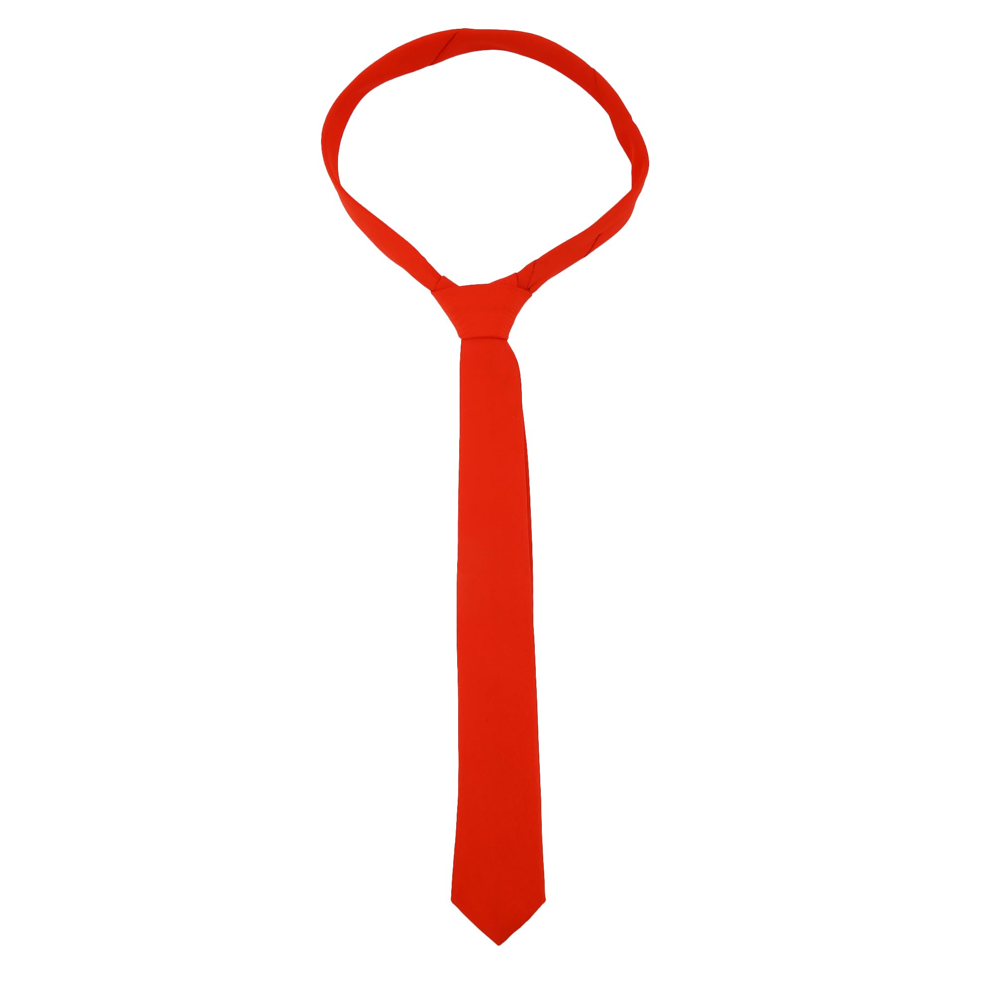 Bureaucrat Men's Plaid Necktie - Black Navy Blue Red - Image 4