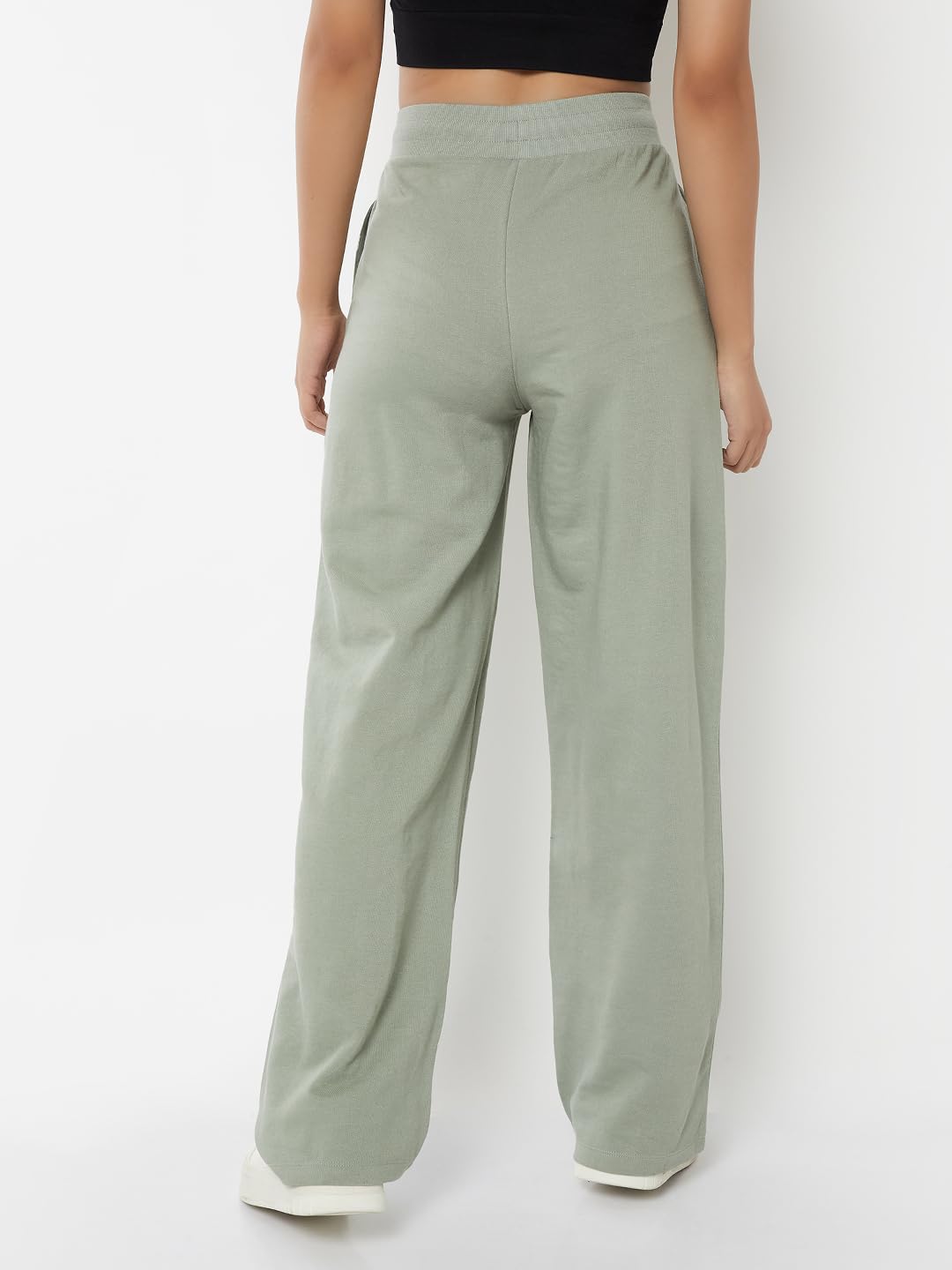 Max Women's Green Athleisure Track Pants - Image 5
