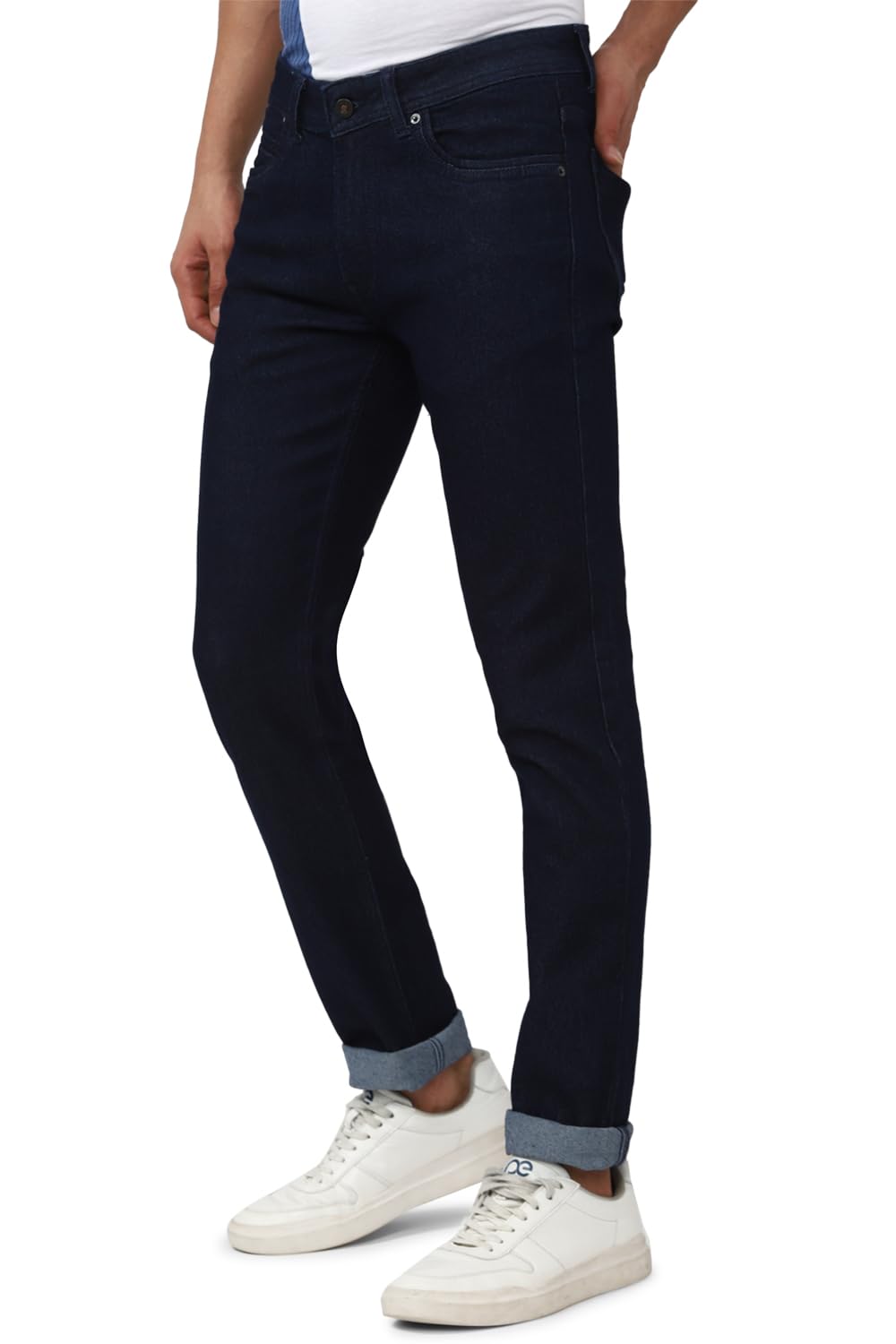 Peter England Men Jeans - Black Stretchable - Image 3