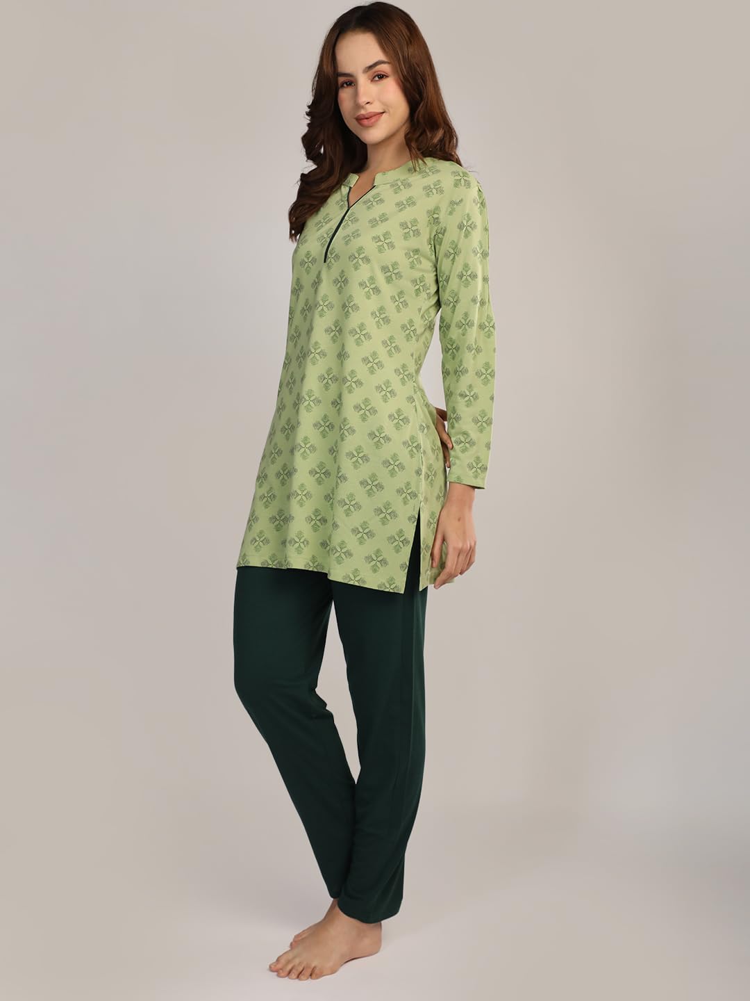 Duchess Women's Cotton Tie-Dye Night Suit - Image 4