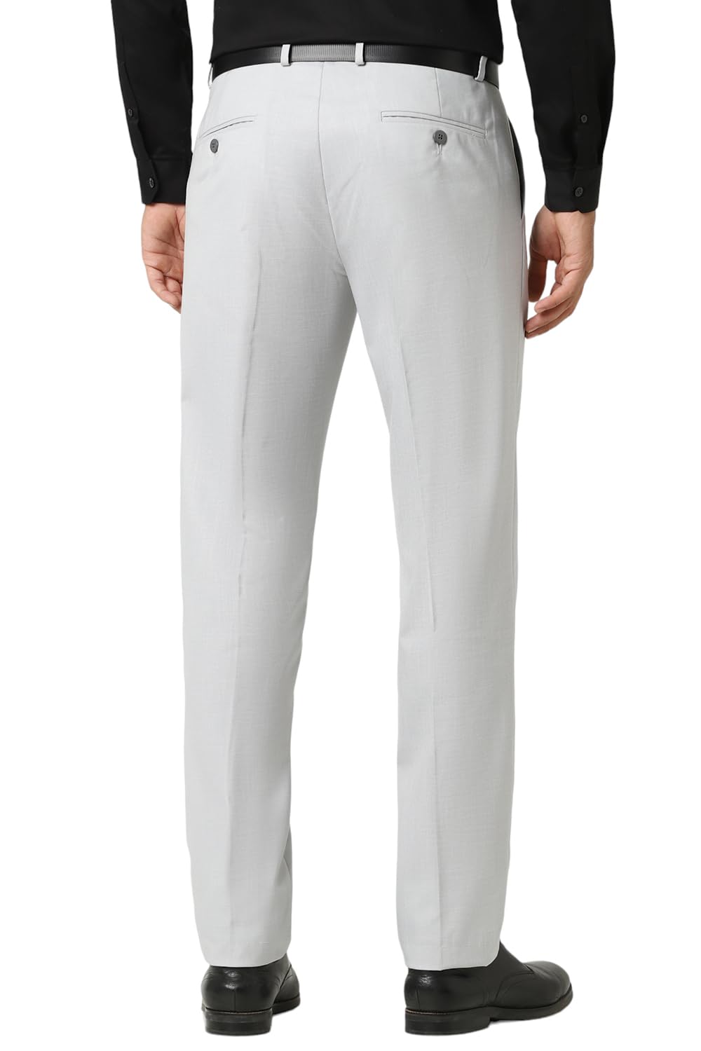 Peter England Men's Slim Utility Pants - Grey - Image 3