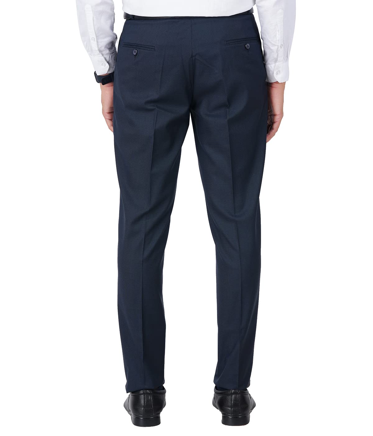 Mc Henry Men's Formal Trousers - Navy Blue - Image 3