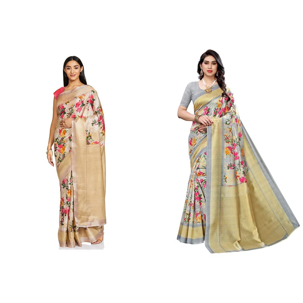 Yashika Women's Art Silk Saree - Mustard