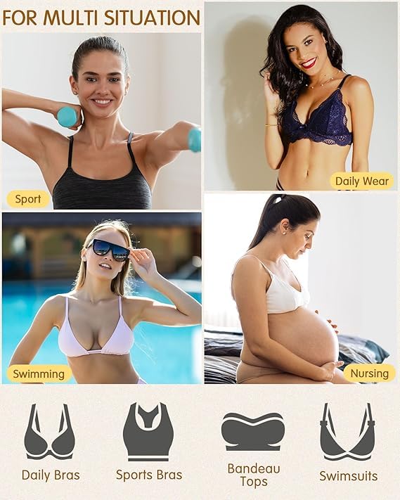 Dimore Bra Insert Pads - Triangle Cotton - Image 5