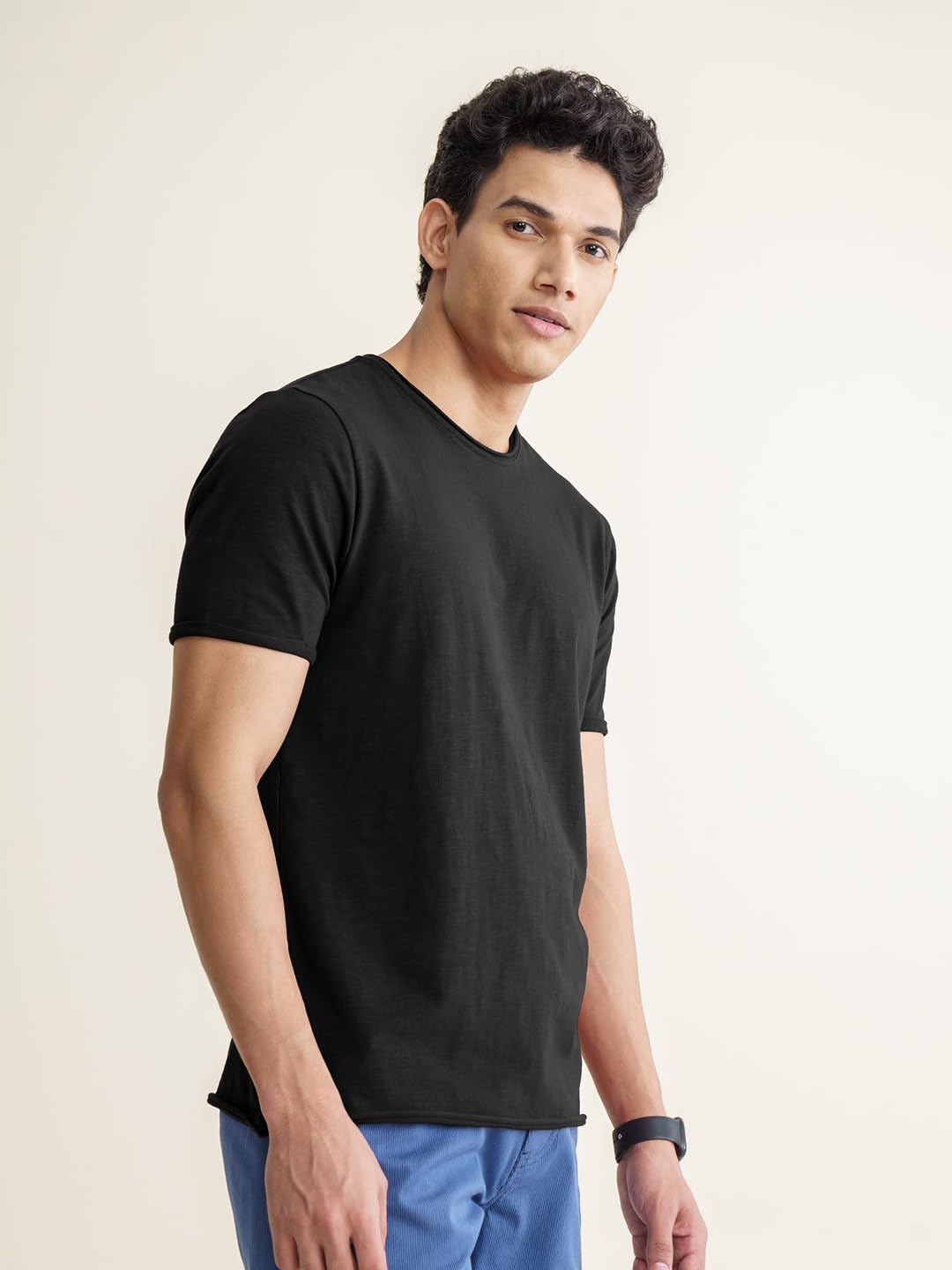 DAMENSCH Crew T-Shirt for Men - Black - Image 5